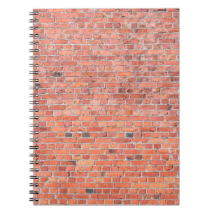 Caderno Espiral Parede Vermelha Laranja Comum
