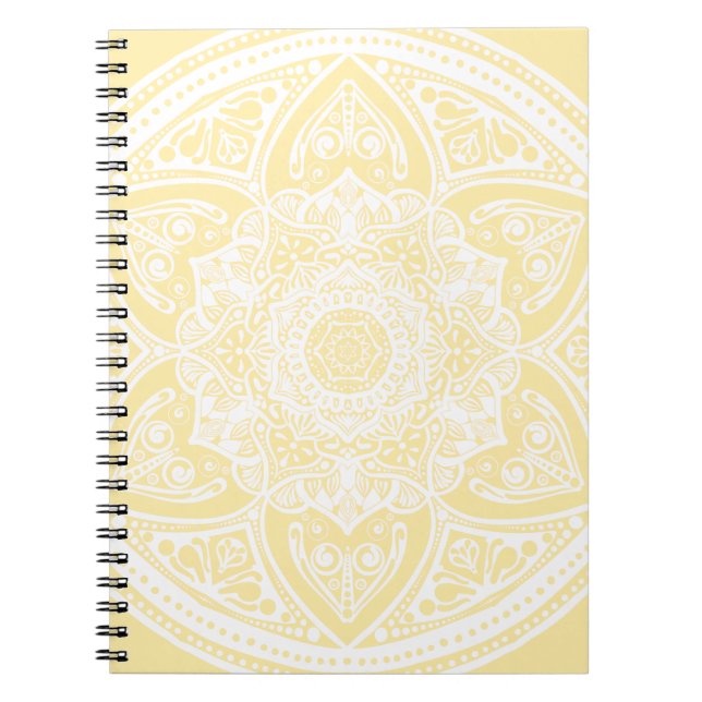Caderno Espiral Parergaminho Mandala (Frente)