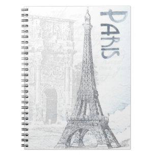 Caderno Espiral Paris
