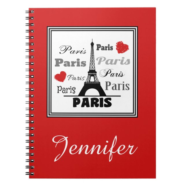 Caderno Espiral Paris (Frente)