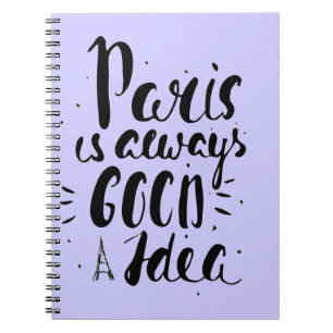 Caderno Espiral Paris é sempre uma boa ideia