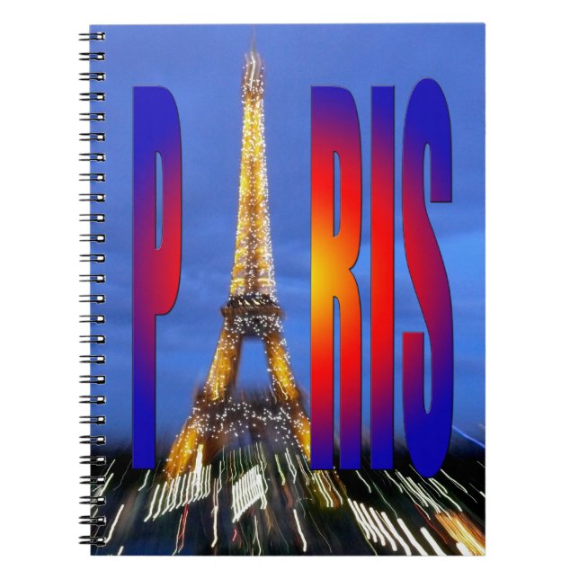 Caderno Espiral Paris França (Frente)
