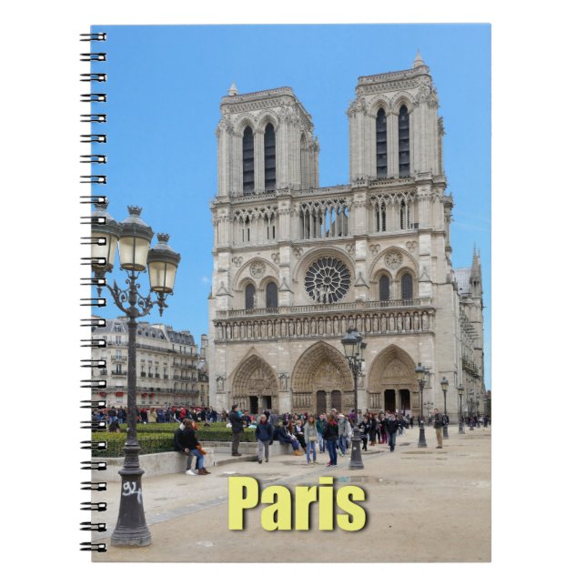 Caderno Espiral PARIS Notre Dame (Frente)