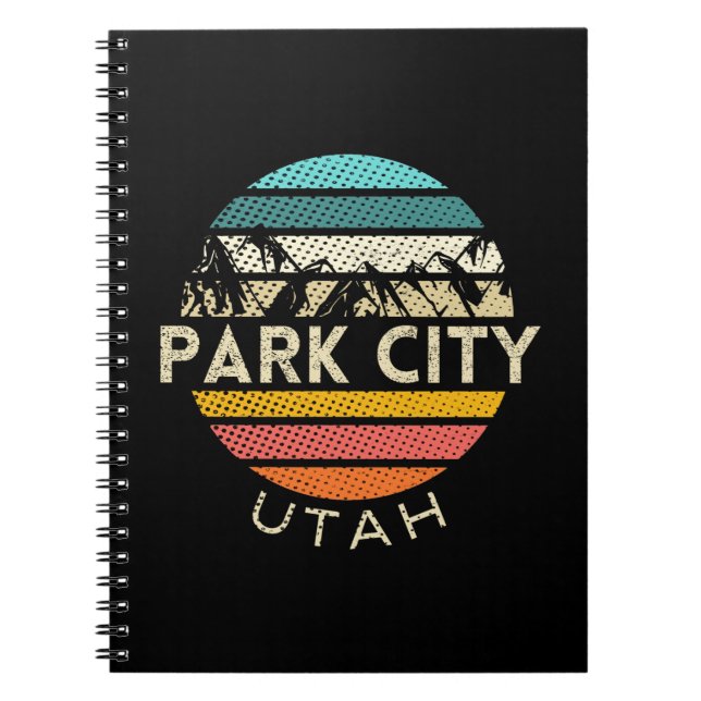 Caderno Espiral Park City Utah (Frente)