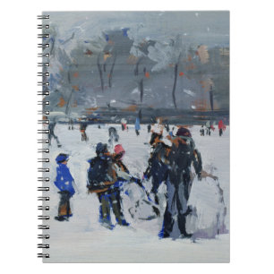 Caderno Espiral Parque de Holland na neve 2009