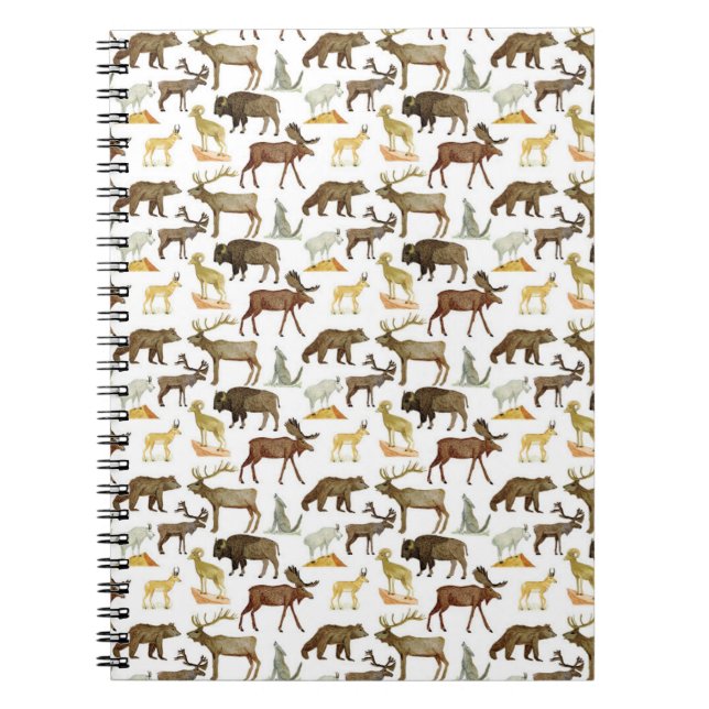 Caderno Espiral Parque Nacional da Vida Selvagem (Frente)