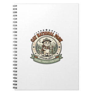 Caderno Espiral Parque Nacional do Gato Poster do Parque Nacional 