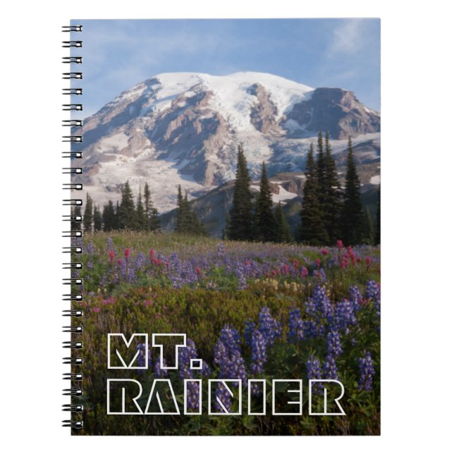 Caderno Espiral Parque Nacional do Monte Rainier, Monte Rainier 3 (Frente)