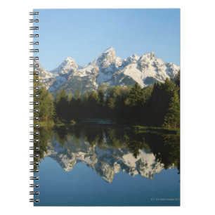 Caderno Espiral Parque nacional grande de Teton, escala de Teton,