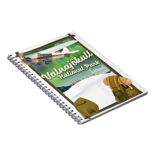 Caderno Espiral Parque Nacional Vatnajökull Islândia