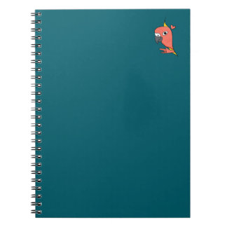 Caderno Espiral Parrot ASL I Love You - Deaf Culture Design
