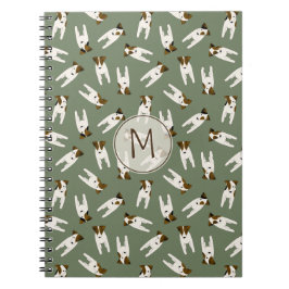 Caderno Espiral Parson / Jack Russell Terrier sage ou ANY color