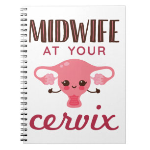 Caderno Espiral Parteira No Seu Cerviz