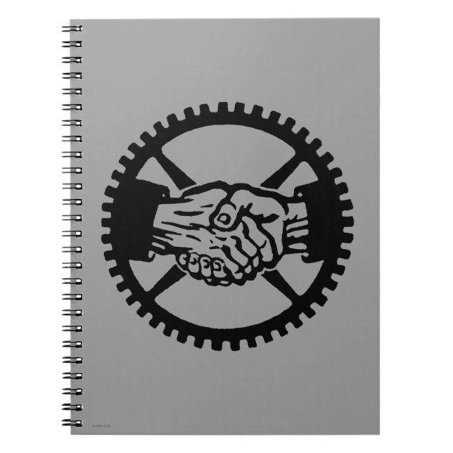 Caderno Espiral Partido Trabalhista americano (Frente)