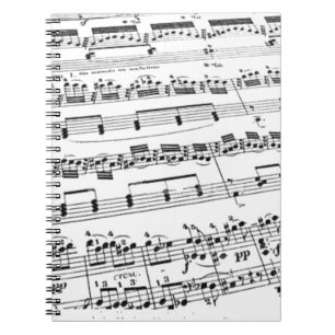 Caderno Espiral Partitura