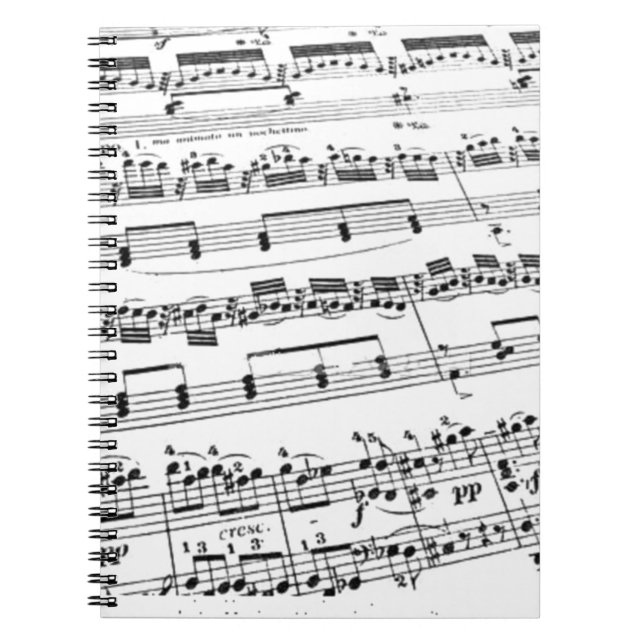 Caderno Espiral Partitura (Frente)