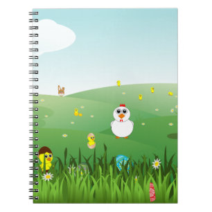 Caderno Espiral páscoa