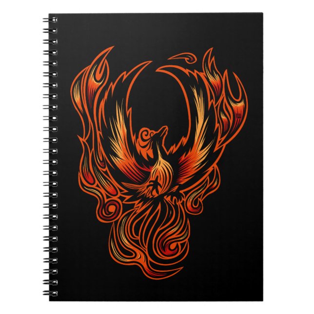 Caderno Espiral Pássaro De Fogo (Frente)