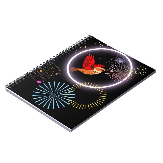 Caderno Espiral Pássaro do Paraíso (Left Side)