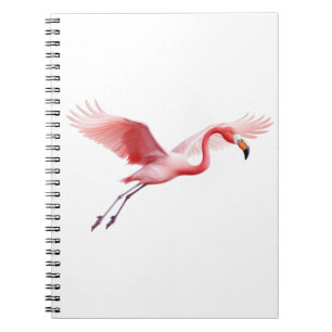 Caderno Espiral Pássaro Flamingo