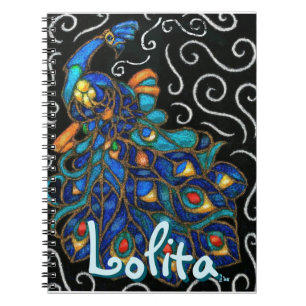 Caderno Espiral Pássaro Pêssego Pêssego Quimico Personalizado