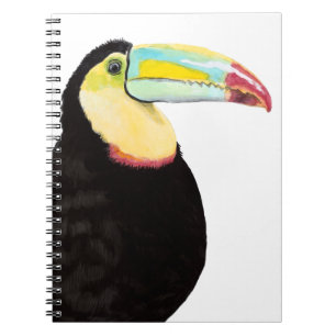 Caderno Espiral Pássaro Turiano Tropical
