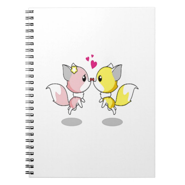 Caderno Espiral Pássaros de Amor (Frente)