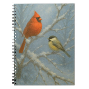 Caderno Espiral Pássaros de Inverno