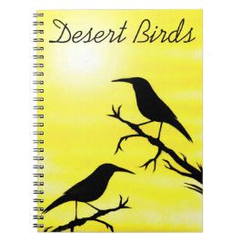 Caderno Espiral Pássaros do Deserto