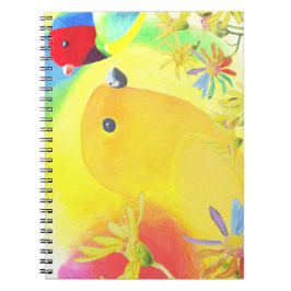Caderno Espiral Pássaros Fantásticos
