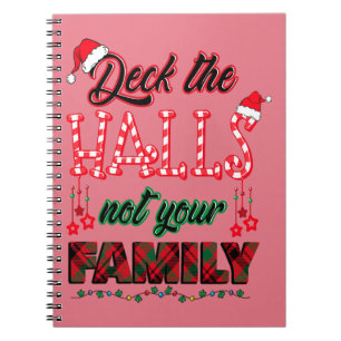 Caderno Espiral Passe Os Halls Não A Sua Família