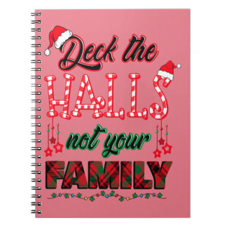 Caderno Espiral Passe Os Halls Não A Sua Família