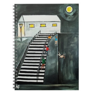 Caderno Espiral Passos Desnecessários Pintura de Alfred Fox