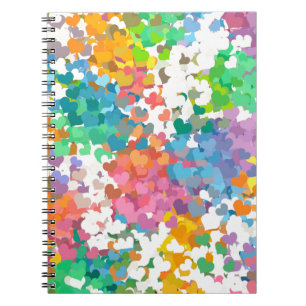 Caderno Espiral Pastel Confetti Hearts