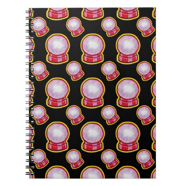 Caderno Espiral Pastel Crystal Ball (Frente)