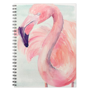 Caderno Espiral Pastel Flamingo