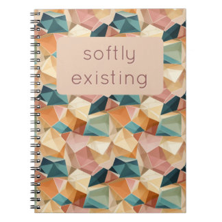 Caderno Espiral Pastel Geometric Pop | Jewel Custom Notebook