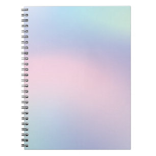 Caderno Espiral Pastel Holographic