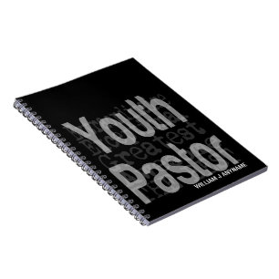 Caderno Espiral Pastor Jovem PERSONALIZADO