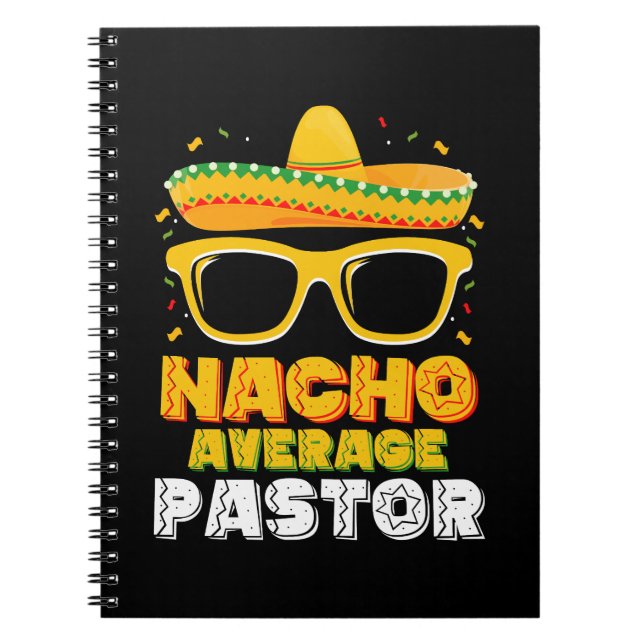 Caderno Espiral Pastor Médio Nacho Cinco de Maio (Frente)