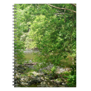 Caderno Espiral Patapsco River View Maryland - Fotografia Natural
