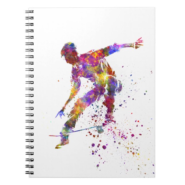 Caderno Espiral patinadora (Frente)