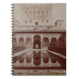 Caderno Espiral Pátio de los Arrayanes, Alhambra, c.1875-80 (sepi