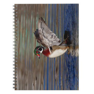 Caderno Espiral Pato de Madeira