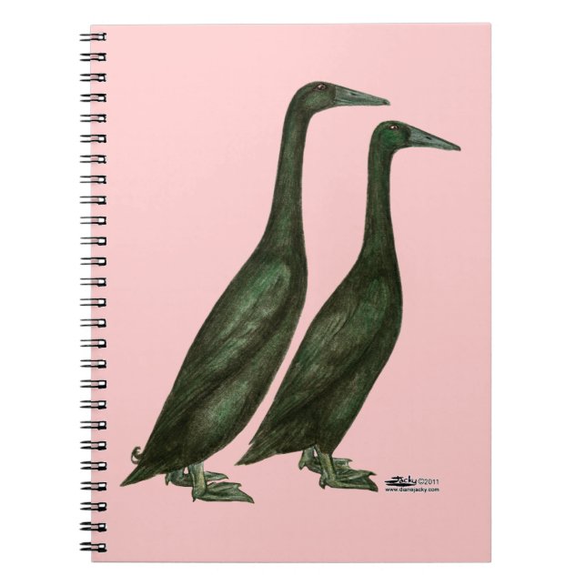 Caderno Espiral Patos-Corredor Negros (Frente)