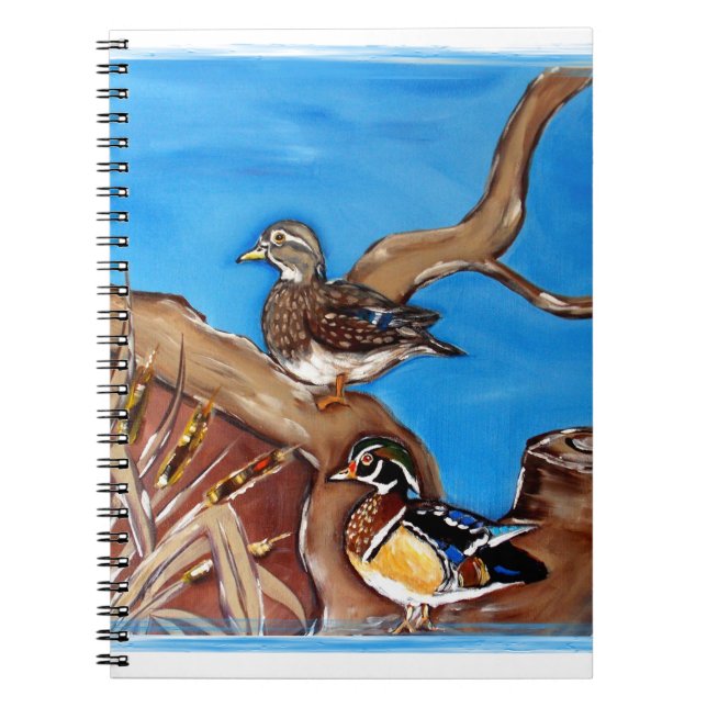 CADERNO ESPIRAL PATOS MARRECOS (Frente)