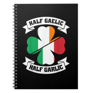 Caderno Espiral Patrício Irlandês de Meia Gaélico de Meia Santo de