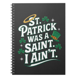 Caderno Espiral Patrick era um Santo, eu não sou engraçado