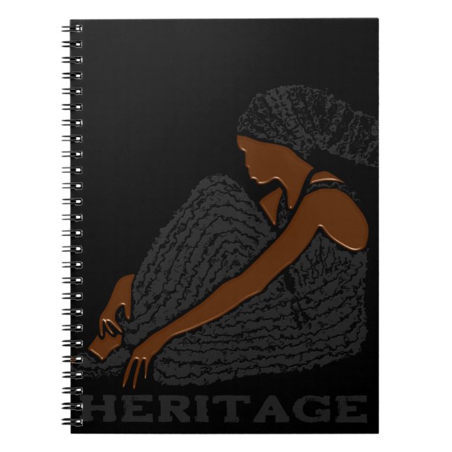 Caderno Espiral Patrimônio AFRICAN (Frente)