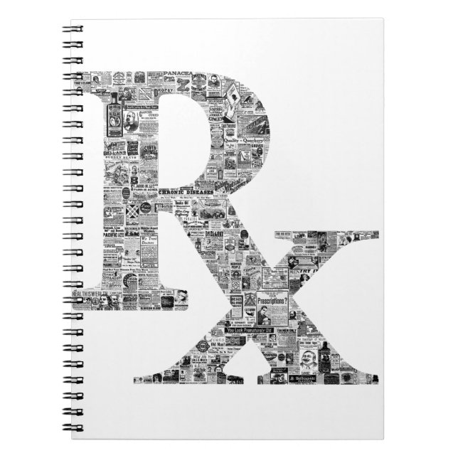 Caderno Espiral Patrocário Rx Farmacêutico Único (Frente)